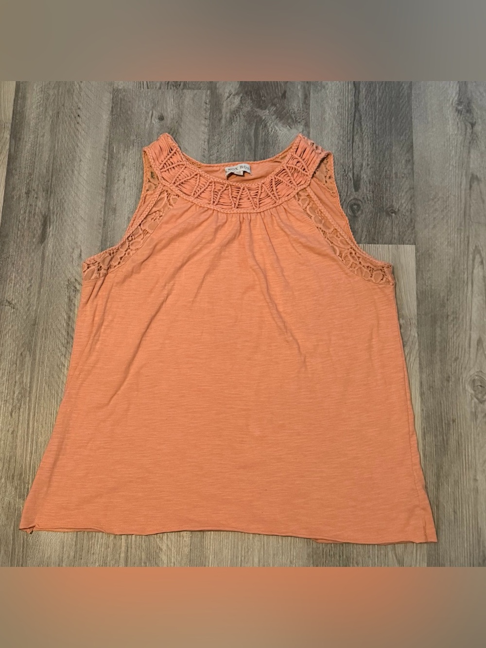 Y2K Inspired Knox Rose Boho Orange Tank Top